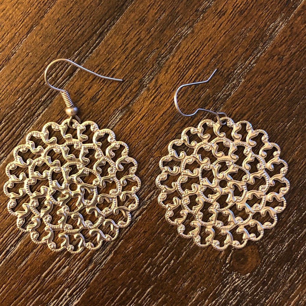 Sterling Silver Statement Earrings